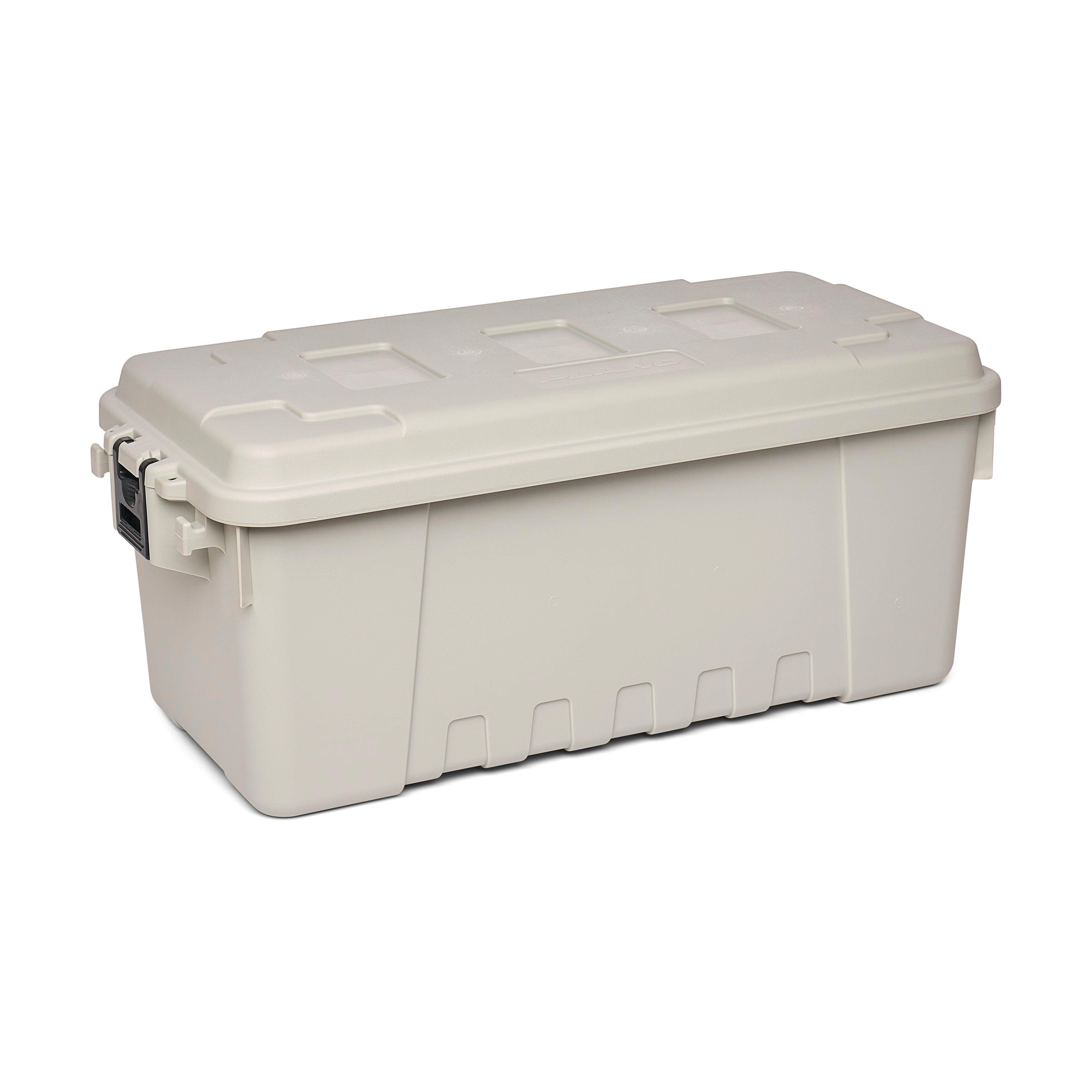 Plano Sportsman's Trunk, Smoke, 17-Gallon Lockable Storage Box