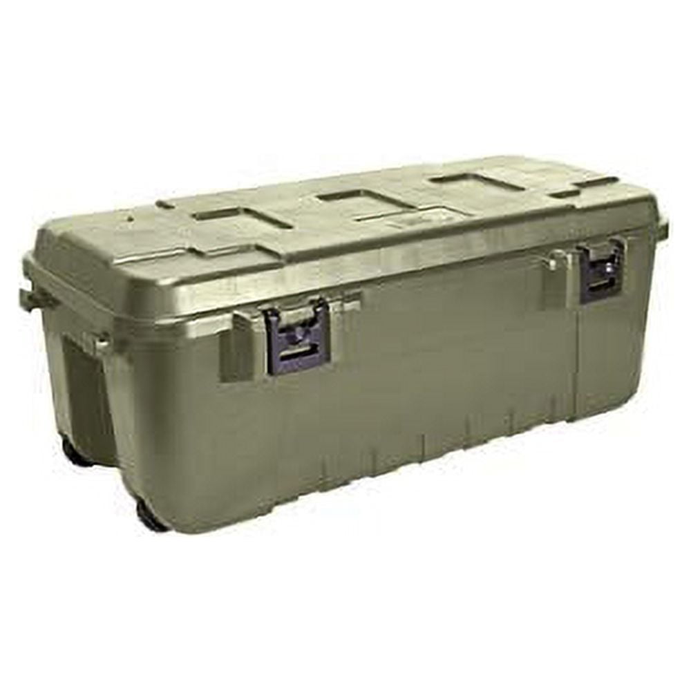 Plano 2 Pack of Large Wheeled Military Storage Trunks