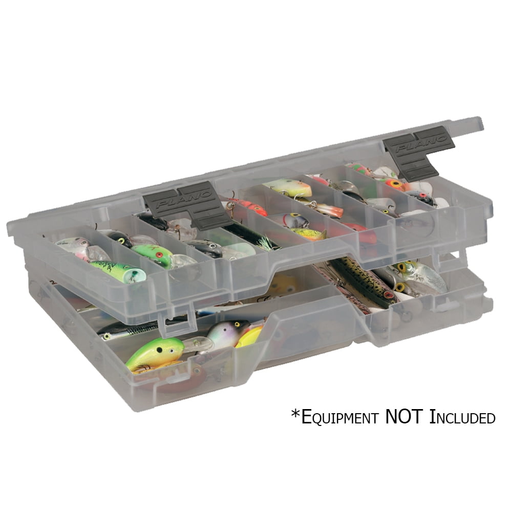 Flambeau Outdoors T5PW IKE Multiloader Tackle Box, Fishing Organizer with  Tuff Tainer Boxes Included, Zerust Anti-Corrosion Technology - Translucent