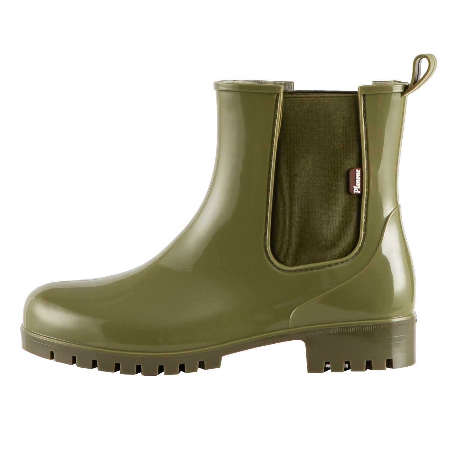 RIUETAR Women's Ankle Rain Boots - Waterproof Chelsea Booties, Non-Slip Sole, Lightweight, For Garden & Outdoor
