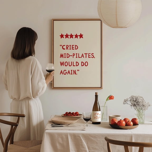 Plans For The Day Pilates Poster, Funny Pilates Wall Art, Pilates Studio Decor , Poster Print Only