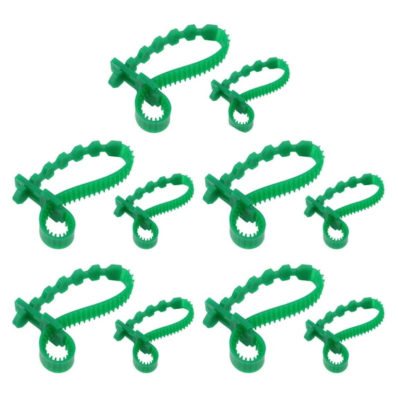 Plant 30 Pcs Tie Downs Straps Reusable Wraps Tree PVC Lace up Plastic
