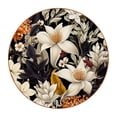 thumbnail image 1 of Plant 6PCS Round Coasters, Microfiber Leather Drink Coasters Set of 6, 11x11 cm/4.3x4.3 in Coaster for Drinks, Heat Cup Coasters, Table Coasters for Home and Office, 1 of 6