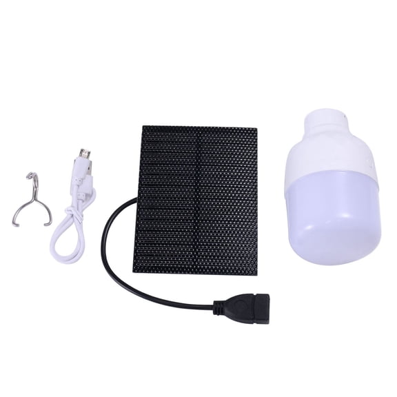 Plant Accessories Solar Panel, Solar Panel Lamp Kit Monocrystalline Silicon Easy To Use Portable LED for Hiking