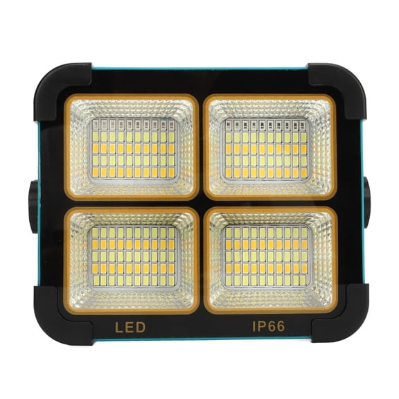 Plant Accessories Solar Powered Work Light, 100W LED Work Light Long Endurance IP66 Waterproof for Auto Repair