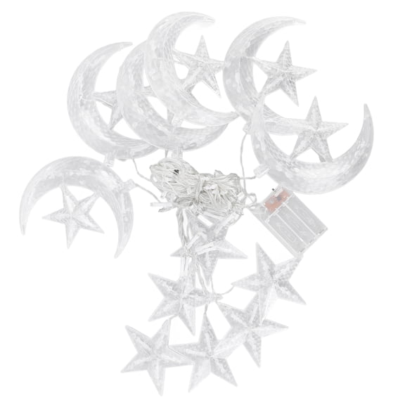 Plant Accessories Star Moon String Lights, Star String Lights Exquisite Workmanship for Party for Ramadan