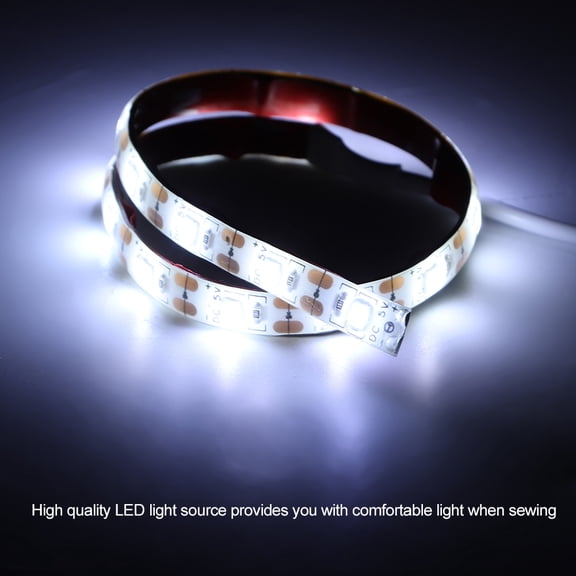 Plant Accessories USB Sewing Machine 18LED Light Strip, Eye Protection Light Kit for Crafts Workbench, Plug and Play, Easy Installation, Widely , LED Light Source