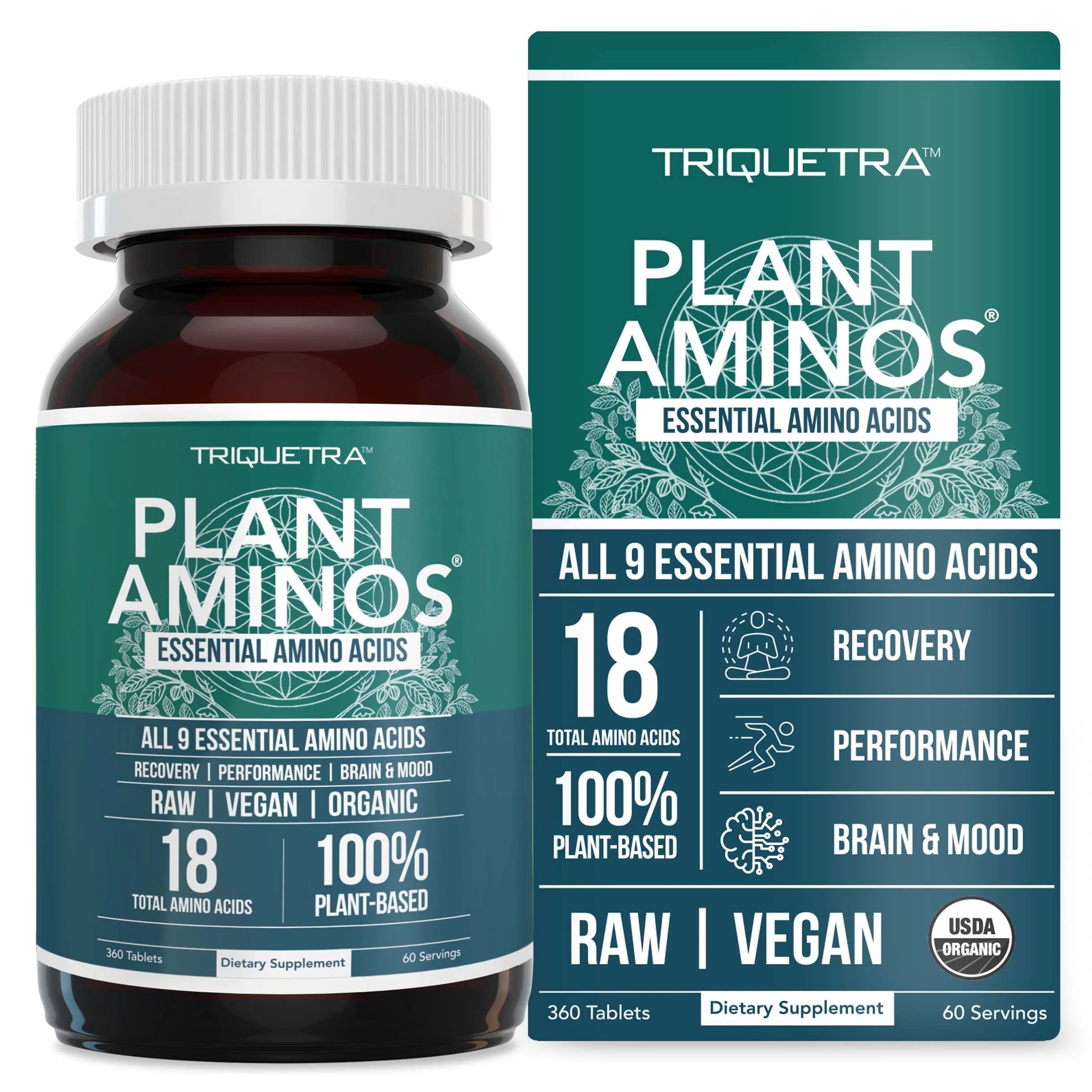 Organic Vegan Plant Aminos Essential Amino Acids