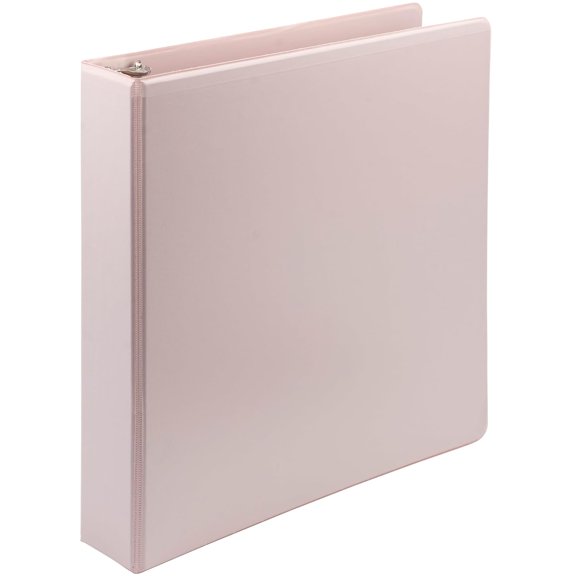 Plant-Based 1.5 Inch Durable D-Ring, Made in USA, View Binder, Eco-Friendly, USDA Certified Biobased, Single, Light Pink