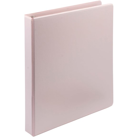 Plant-Based 1 Inch Durable D-Ring, Made in USA, View Binder, Eco-Friendly, USDA Certified Biobased, Single, Rose