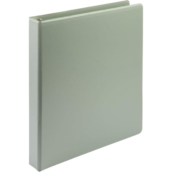 Plant-Based 1 Inch Durable D-Ring, Made in USA, View Binder, Eco-Friendly, USDA Certified Biobased, Single, Sage Green
