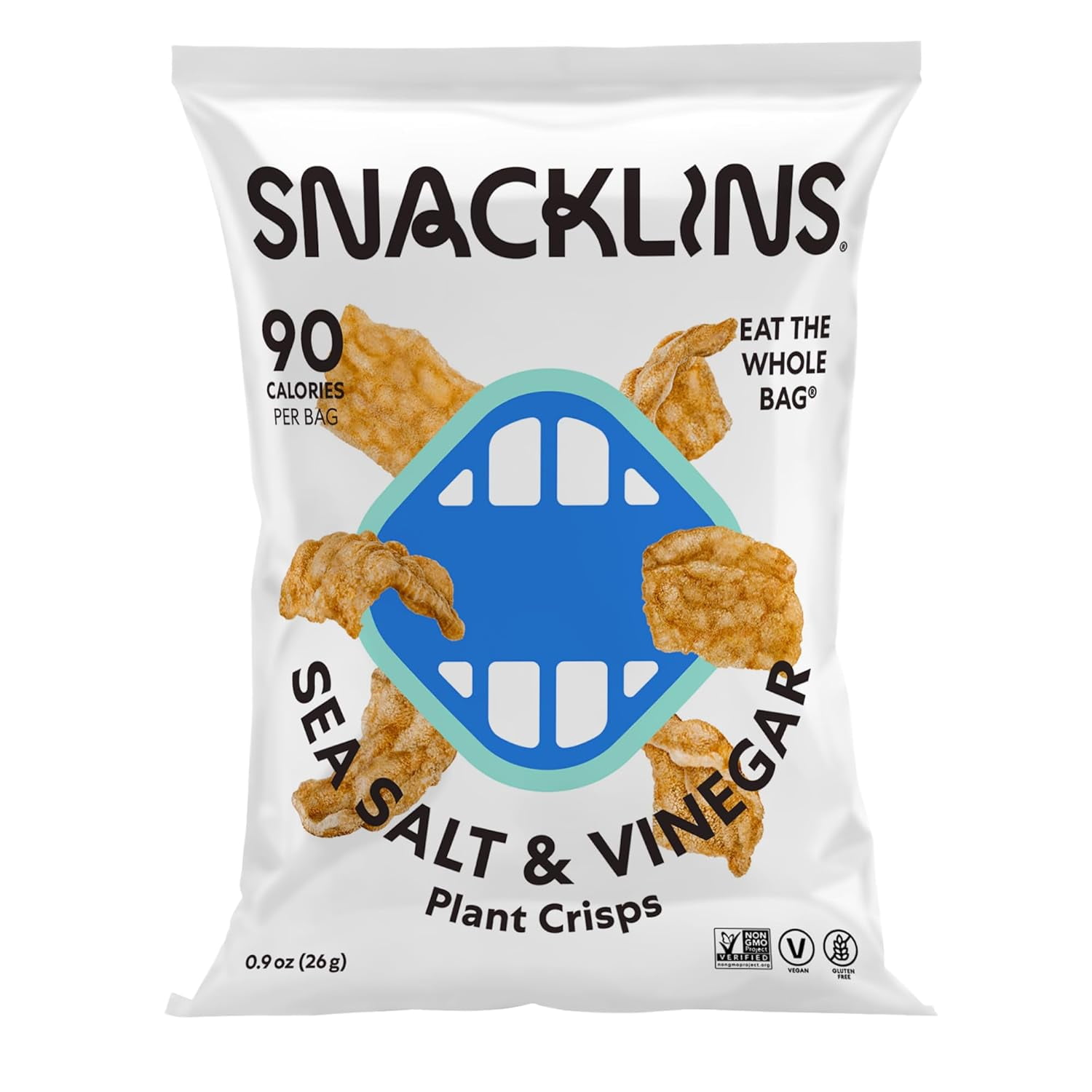 Plant Based Crisps SEA SALT & VINEGAR Gluten Free, Grain Free, 100