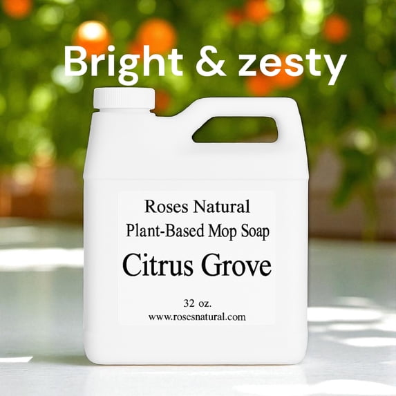 Plant-Based Mop Soap | Non-Toxic Floor Cleaner- Citrus Grove