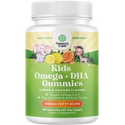 Delicious Plant Based DHA Omega 3 Gummies for Kids - for Vision Immunity and Focus - Vegetarian Gummies Halal Gelatin Fish Gluten & GMO Free