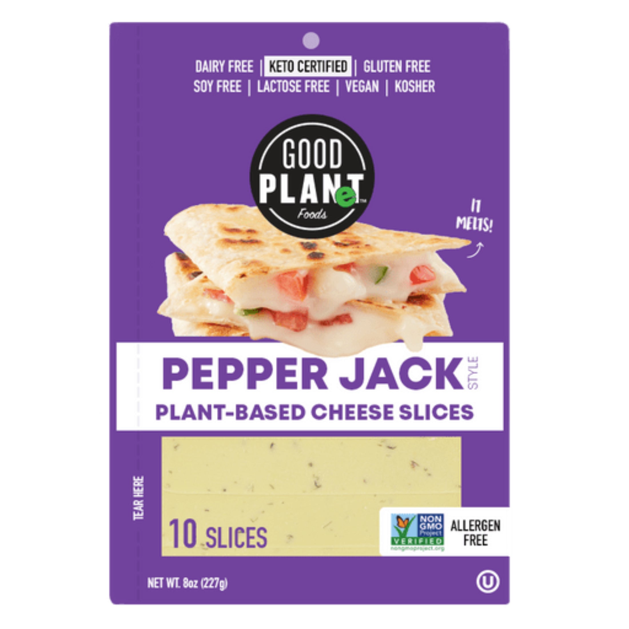 PlantBased Pepper Jack Cheese Slices