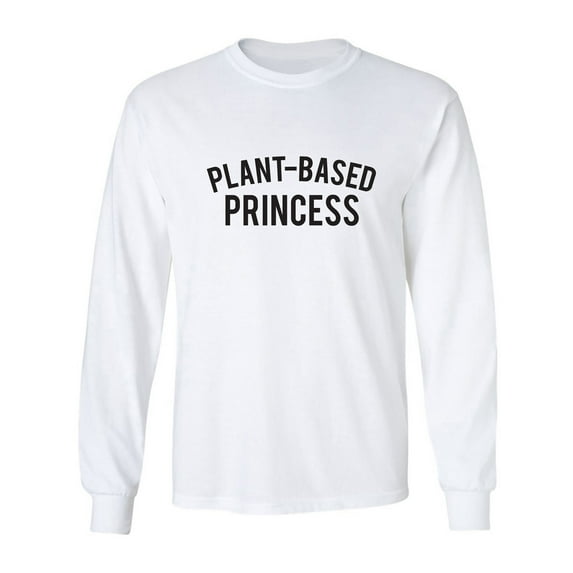 Plant-Based Princess Adult Long Sleeve T-shirt