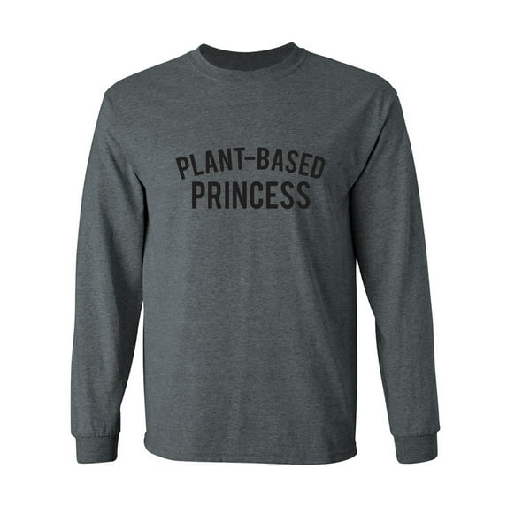 Plant-Based Princess Adult Long Sleeve T-shirt