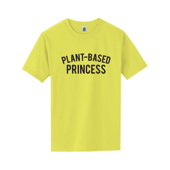 Plant-Based Princess Short Sleeve Neon T-Shirt