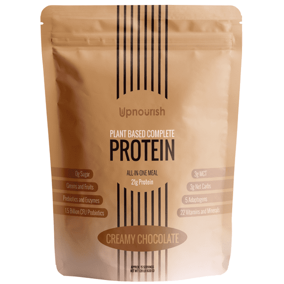 Plant Based Protein Powder Chocolate - Lactose & Dairy Free Protein Powder - Vegan Protein Shake Meal Replacement with Fava, Mung, Rice & Pea Protein, Low Carb, Keto, Sugar & Gluten Free, 21g