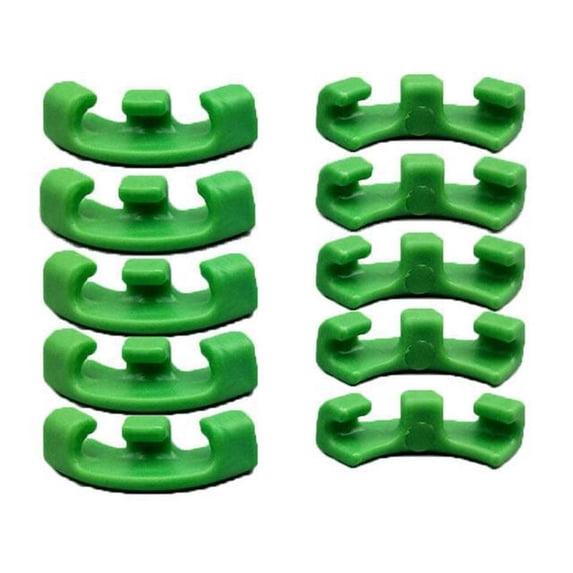 Plant Bending Clips 90 Degree | Low Stress Plant Training, Support, Adjustable ABS Clamps, Bright Color, 10 Pack | Improve Yield, Shape, Light Penetration