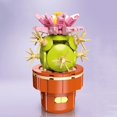 thumbnail image 1 of Plant Building Brick Kit - Potted Mini Cactus by Wizardi F07N11-9-3(113), 1 of 1