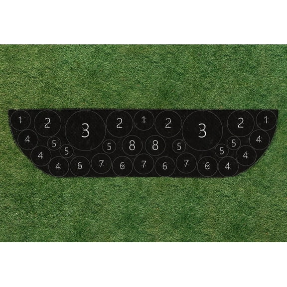 Plant By Number Long Accent Garden Landscape Fabric, Printed Design, 20 ft x 5 ft