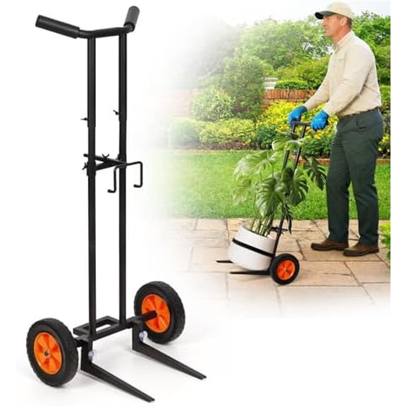 Plant Caddy with Wheels, 3.6FT Heavy Duty Plant Dolly with Adjustable Gripping Arms and Base, Rolling Plant Mover Cart Planter Caddies with Strap for Indoor or Outdoor Garden Plants, Pots$$