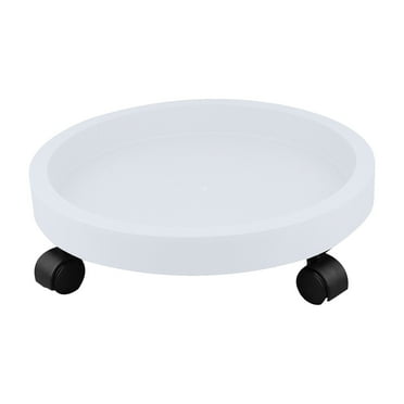 Plant Caddy with Wheels, Heavy Duty Flower Pot Support For Indoor And Outdoor Use Universal Wheel Mobile Tray Flower Bottom Pot Tray Roller Round Chassis Clearance