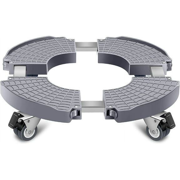 Plant Caddy with Wheels, Adjustable 15-21 inch, Heavy Duty, Rolling Plant Stand, Outdoor Use