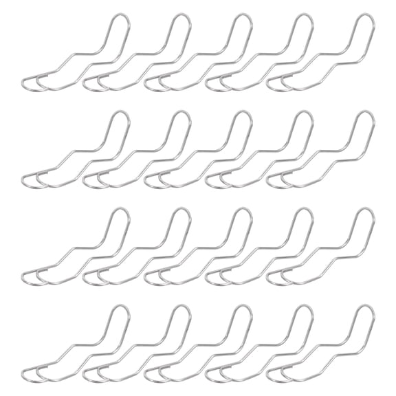 Plant Cages Connector, 50 Pack Fit 11mm to 11mm Round Tube OD, Plant Connecting Buckles Clip Wire Spring Clip