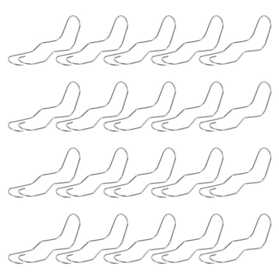 Plant Cages Connector, 50 Pack Fit 14mm to 14mm Round Tube OD, Plant Connecting Buckles Clip Wire Spring Clip