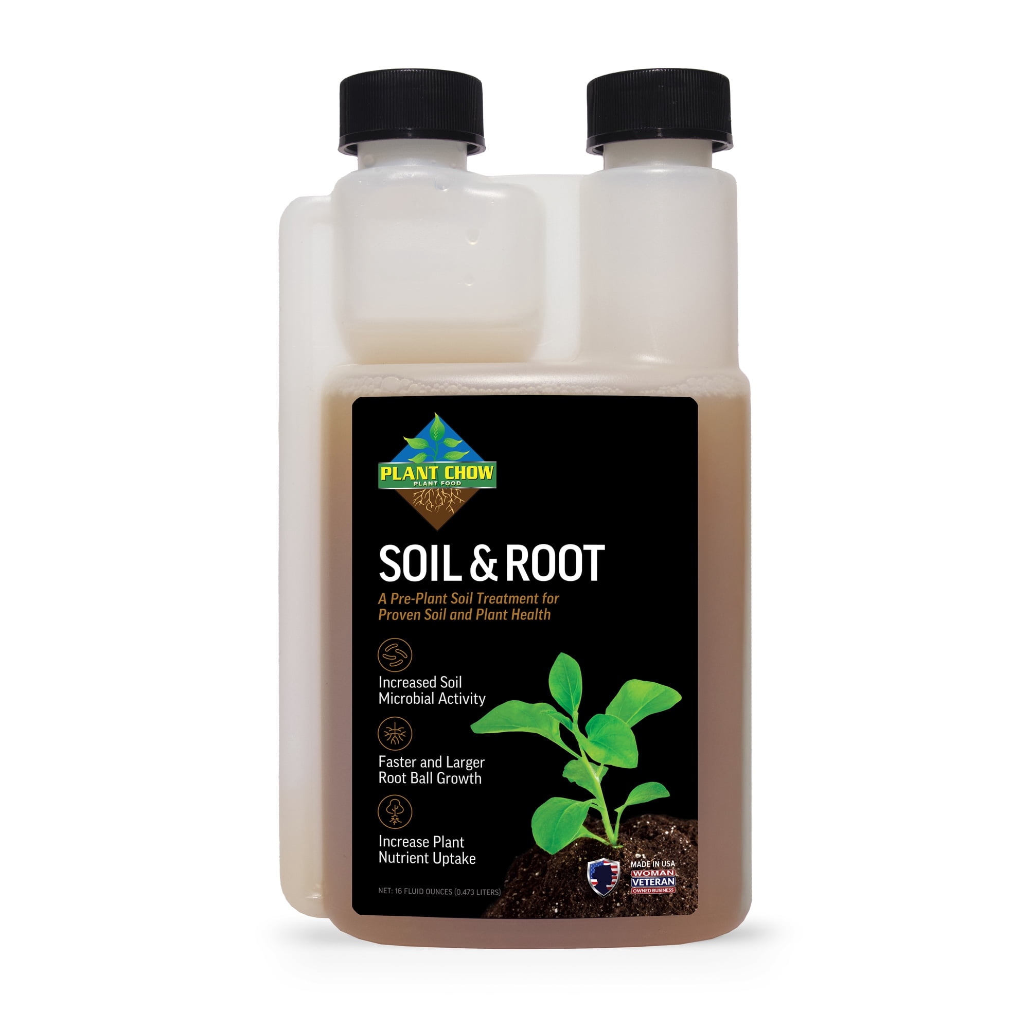 Plant Chow Soil & Root 16 oz Liquid Plant Heath Treatment Fast Root ...