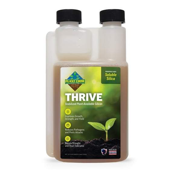 Plant Chow Thrive Soluble Silicon Plant Food 32 fl oz Improves Growth & Strength