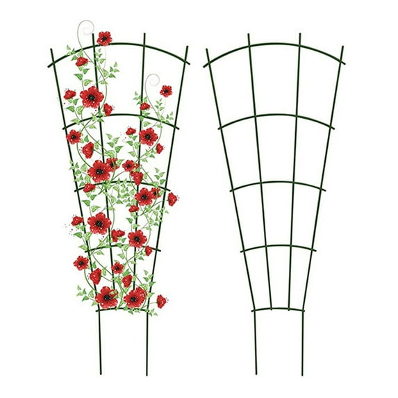 Plant Climbing Frame Iron Garden Support For Outdoor Courtyard Lawn Patio, Sturdy Reusable Metal Trellis For Climbing Vines Flowers, Easy To Assemble Garden Decoration And Gift