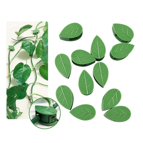 Plant Climbing Wall Fixture Clips 40 Pcs,Garden Vegetable Plant Support Binding Clip Invisible Wall Vines,Self-Adhesive Clips Plant Vine Traction for Indoor Outdoor Decoration