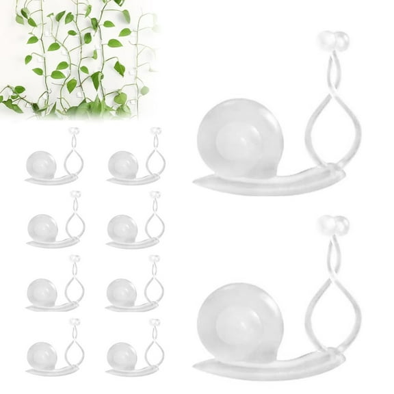 Plant Climbing Wall Fixture Clips Pothos Plant Fixer Strong Adhesive Hook Garden Vegetable Plastic Clip Clip For Indoor Outdoor Decoration Grape Vine Traction Wire F Fixed clip
