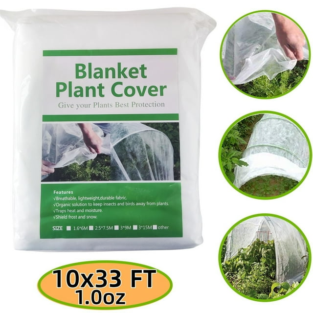 Plant Covers Freeze Protection, Floating Row Cover, Reusable Frost