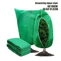 Plant Covers Freeze Protection with Zipper & Drawstring, Reusable Frost Blankets for Outdoor Plants, Winter Weather Protection for Shrubs, Trees, Potted Plants