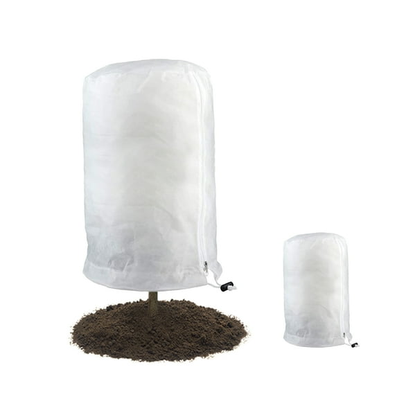 Plant Covers Winter Drawstring Plant Freeze Protection Cover Bags Antifreeze Cover,Reusable Frost Cloth Blanket for Winter Cold Weather