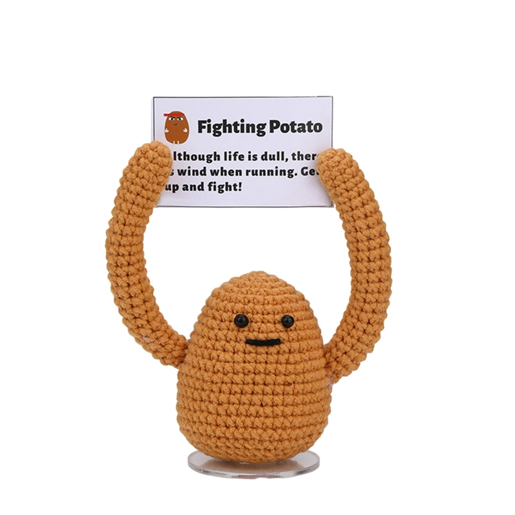 Crochet Kits Plant Crochet Yarn Set Cute Animal Crochet Kits DIY Beginners Crochet Kits with English Video Tutorials
