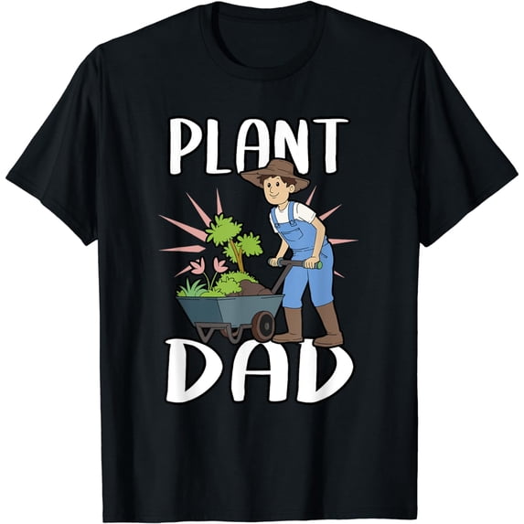 Plant Dad Garden Plant Flower Succulent Mower T-Shirt