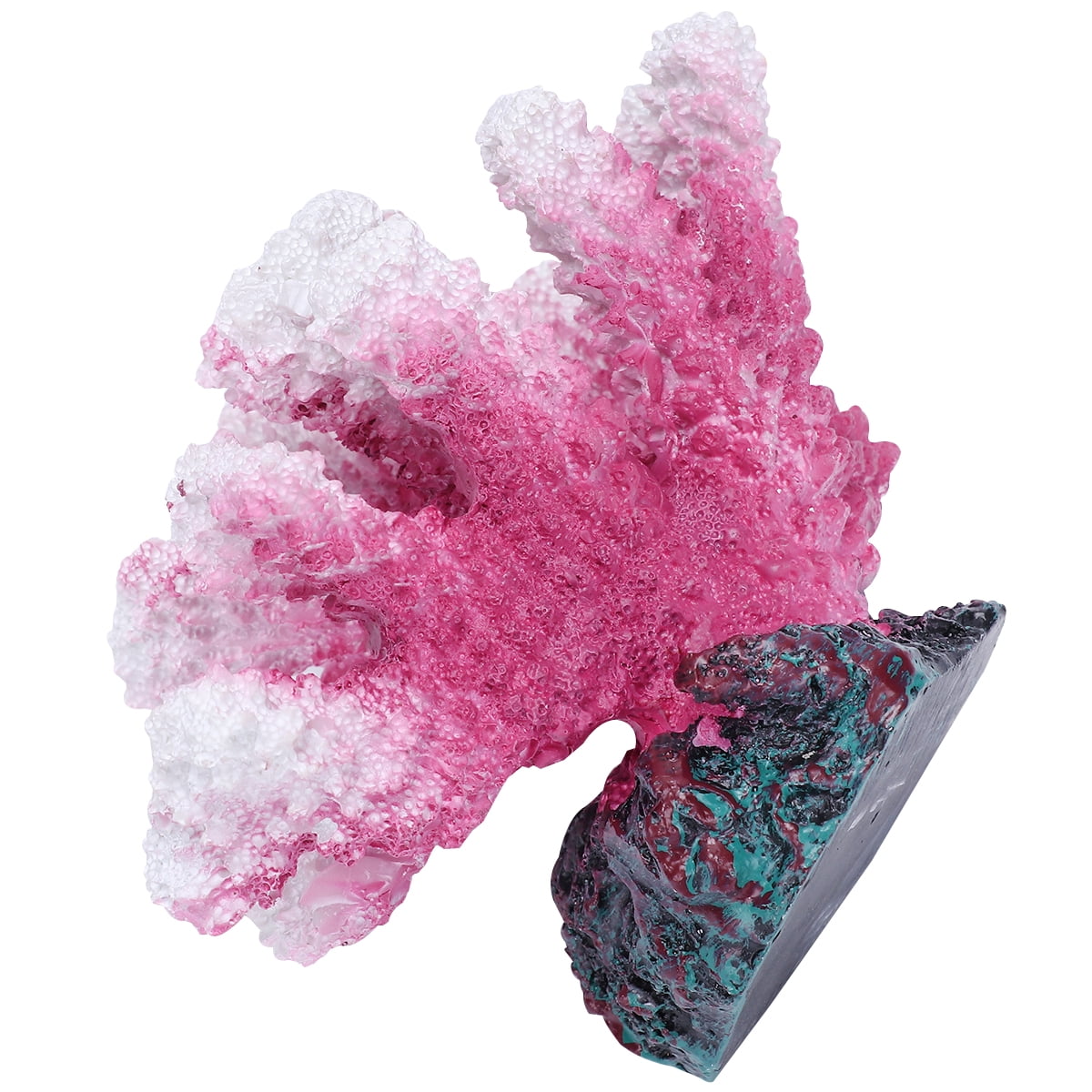 VORCOOL Artificial Aquarium Decor, Resin Coral, Safe for Fresh and Salt Water, Unique Violet Landscape, 1Pc