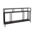 thumbnail image 1 of Plant Display Stand, 3 Tier Black Metal, Modern Industrial 48 Inch, 1 of 2