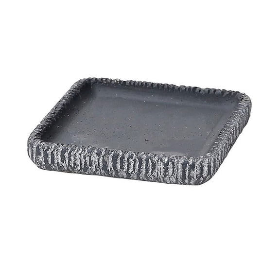 Plant Drainage Tray Cement Saucer 4.7 Inch, Flower Pot Saucers Base for Indoors