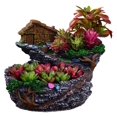 thumbnail image 1 of Plant Fairy Garden Planter Succulents Plants Flower Pot Miniature Resin Tree Stump Container with Sweet House for Decoration Indoor/Outdoor, 1 of 6