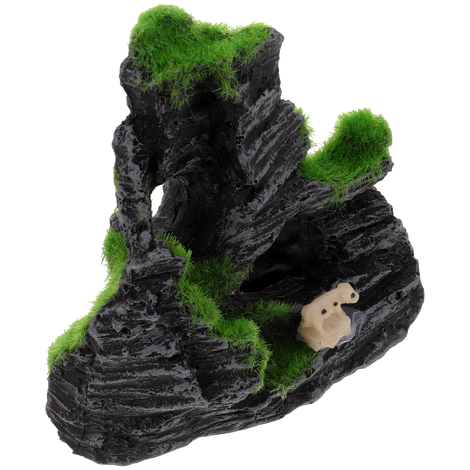 Plant Fish Hiding Cave Stone Tall Aquarium Decorations Turtle Tank