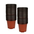 Plant Flower Pots Plastic Starting TwoTone Universal Soft Flowers