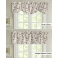 thumbnail image 1 of Plant Flower Short Window Curtain Adjustable Tie Up Valance for Living Room Kitchen Window Drapes, 1 of 6