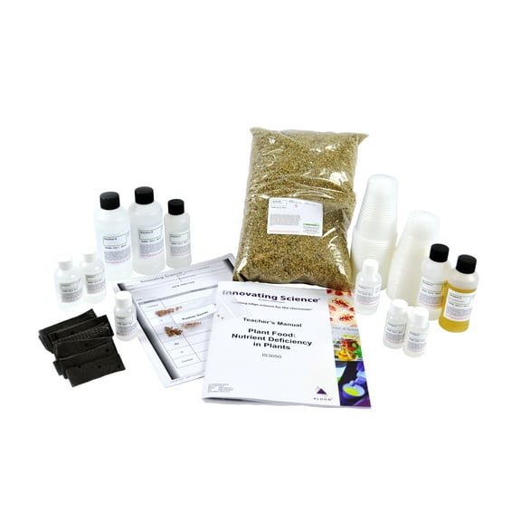 Plant Food: Nutrient Deficiency in Plants - Explore the Different Effects of Nutrient Deprivation in Plants - Small Group Learning - Experiment Kit - Innovating Science