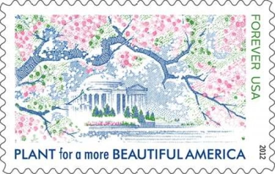 Plant For A More Beautiful America Canvas Art - US POSTAL SERVICE (12 x 18)